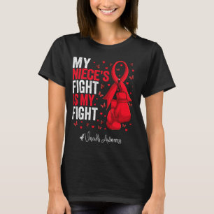 T-shirt Sensibilisation à la vasculite de la nièce du ruba