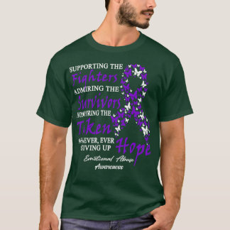 T-shirt Sensibilisation À La Violence Émotionnelle Appuyer