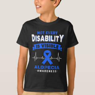 T-shirt Sensibilisation à l'albopécie - Tous les handicaps