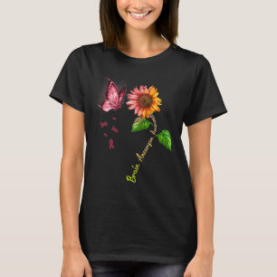 T-shirt Sensibilisation à l'anévrisme cérébral Butterfly S