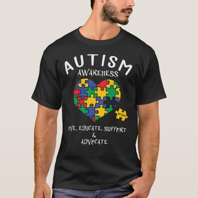 T-shirt sensibilisation à l'autisme (Devant)