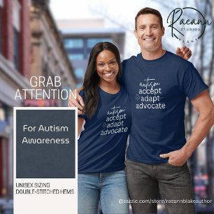 T-shirt "Sensibilisation à l'autisme Accepter Adap
