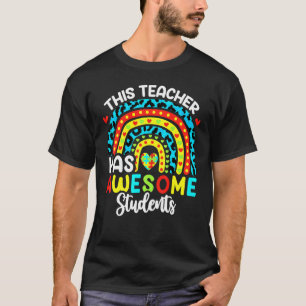 T-shirt Sensibilisation à l'autisme Cet enseignant a d'inc
