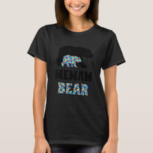 T-shirt Sensibilisation à l'autisme de Memaw Bear