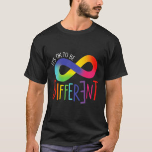 T-shirt Sensibilisation à l'autisme Il est ok d'être diffé