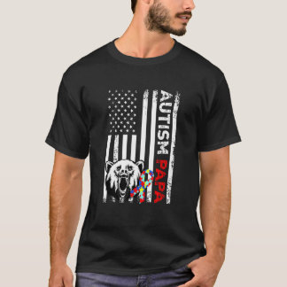T-shirt Sensibilisation à l'autisme J'aime quelqu'un avec
