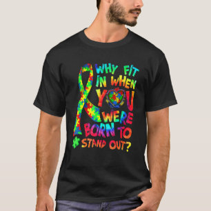 T-shirt Sensibilisation à l'autisme Pourquoi s'adapter qua