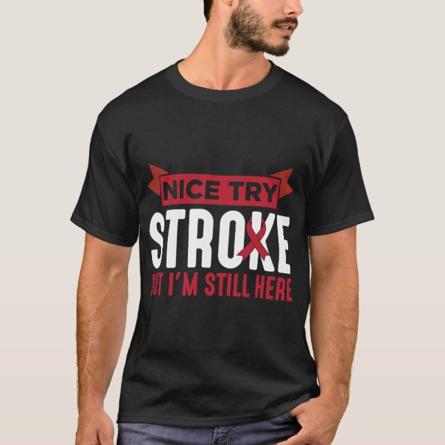 T-shirt Sensibilisation à l'AVC des survivants (Devant)