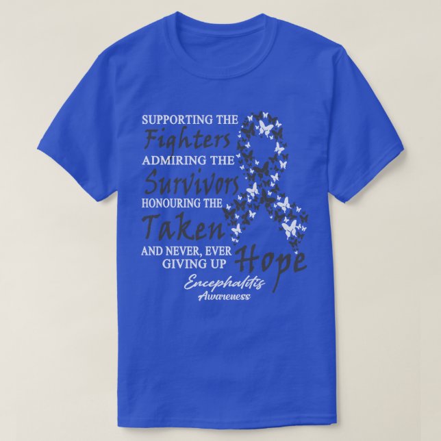 T-shirt Sensibilisation À L'Encéphalite En Faveur Des Comb (Design devant)