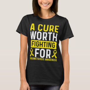 T-shirt Sensibilisation à l'endométriose Ruban Cure Surviv
