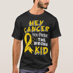 T-shirt Sensibilisation à l'enfance au cancer Survivant Wr
