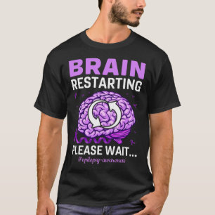 T-shirt Sensibilisation à l'épilepsie Funny Cerveau redéma