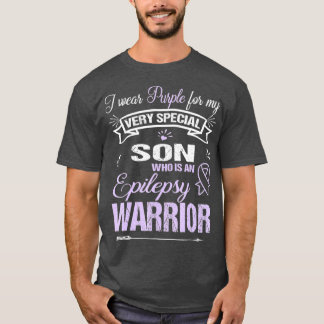 T-shirt Sensibilisation à l'épilepsie T Soutien Fils Warri
