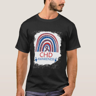 T-shirt Sensibilisation à l'hépatite C Maladie Bleue arc-e