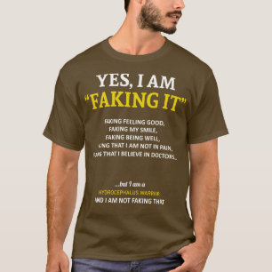 T-shirt Sensibilisation À L'Hydrocéphalie Je La Fasse Dans