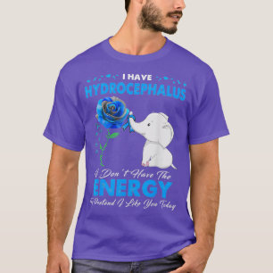 T-shirt Sensibilisation à l'hydrocéphalie Je n'ai pas d'én