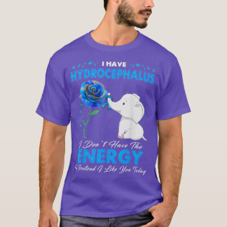 T-shirt Sensibilisation à l'hydrocéphalie Je n'ai pas d'én