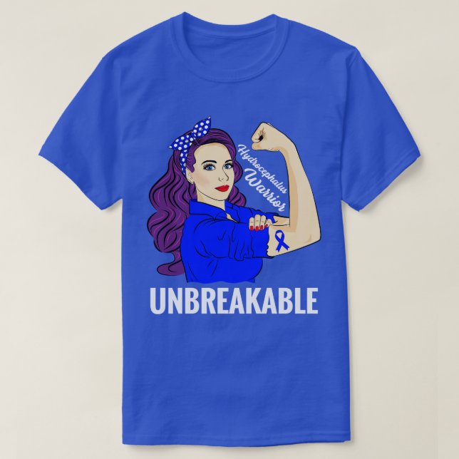 T-shirt Sensibilisation à l'hydrocéphalie Tumeur cérébrale (Design devant)