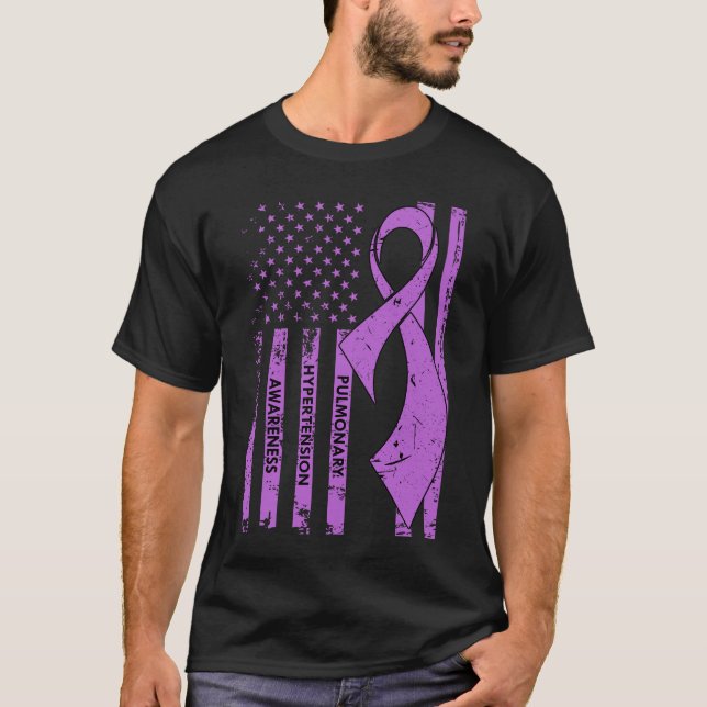 T-shirt Sensibilisation à l'hypertension pulmonaire (Devant)