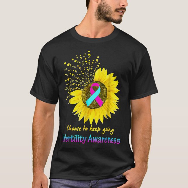 T-shirt Sensibilisation à l'infertilité IVF Support Maman  (Devant)