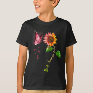 T-shirt Sensibilisation à l'neurysme cérébral des papillon