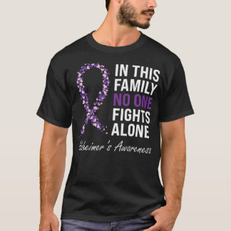 T-shirt Sensibilisation Alzheimer Ruban Violet Démence Mam