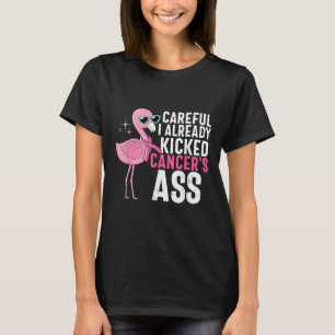 T-shirt Sensibilisation au cancer Attention J'Ai Déjà Comm