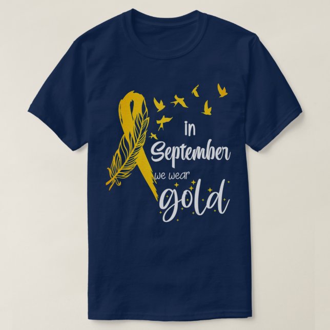 T-shirt Sensibilisation Au Cancer Chez L'Enfance En Septem (Design devant)