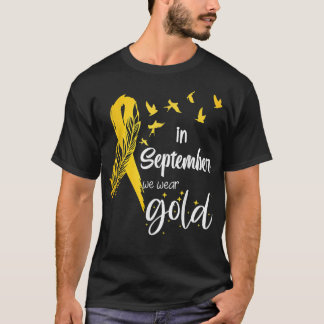 T-shirt Sensibilisation Au Cancer Chez L'Enfance En Septem