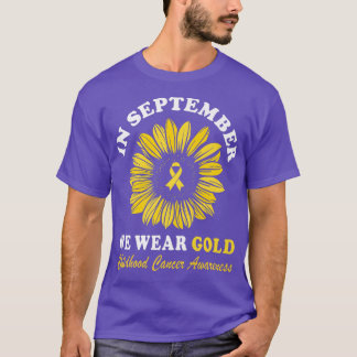 T-shirt Sensibilisation au cancer chez les enfants En Sept