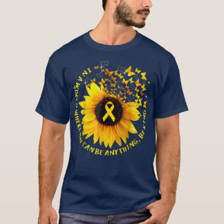 T-shirt Sensibilisation au cancer chez les enfants Ruban d