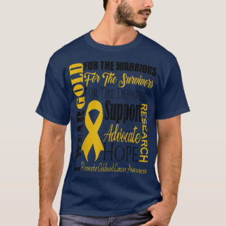 T-shirt Sensibilisation au cancer chez les enfants T Chemi