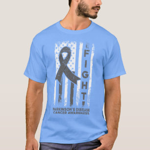 T-shirt Sensibilisation au cancer de la maladie de Parkins