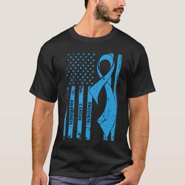 T-shirt Sensibilisation au cancer de la prostate (Devant)