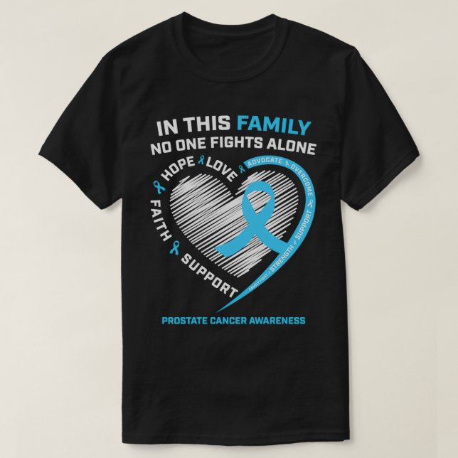 T-shirt Sensibilisation au cancer de la prostate Papa Homm (Design devant)