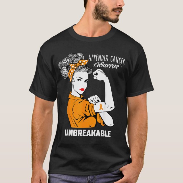 T-shirt Sensibilisation au cancer de l'appendice (Devant)