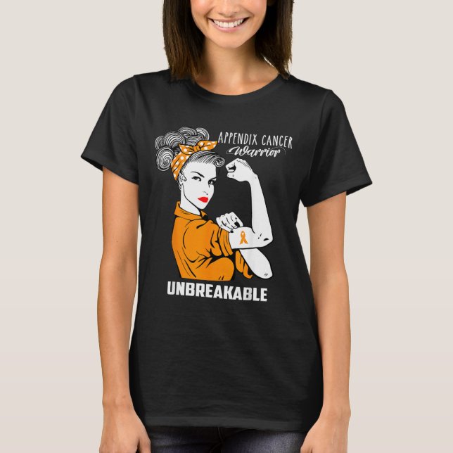 T-shirt Sensibilisation au cancer de l'appendice (Devant)