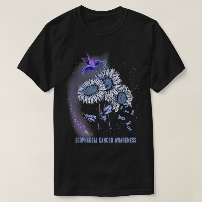 T-shirt Sensibilisation au cancer de l'esophage du tournes (Design devant)