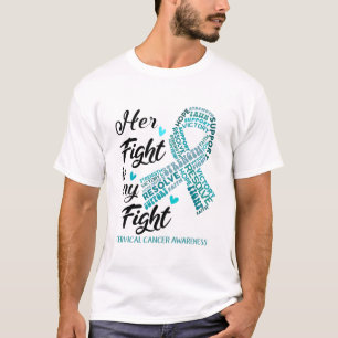 T-shirt Sensibilisation au cancer du col de l'utérus Son