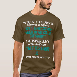 T-shirt Sensibilisation au cancer du col utérin Je suis la