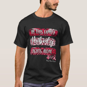 T-shirt Sensibilisation au cancer du sang de léopard dans