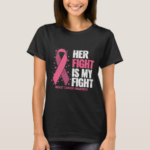 T-shirt Sensibilisation au cancer du sein Chemises Sa Lutt