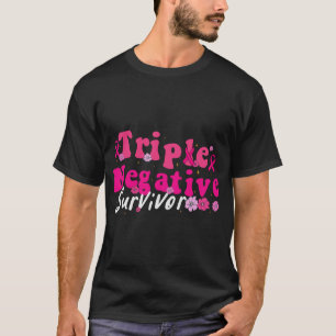 T-shirt Sensibilisation au cancer du sein chez les trois s