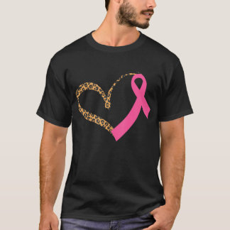 T-shirt Sensibilisation au cancer du sein Coeur Empreinte