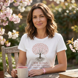 T-shirt Sensibilisation au cancer du sein dans l'arbre de 