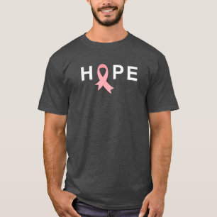 T-shirt Sensibilisation au cancer du sein de l'espoir simp