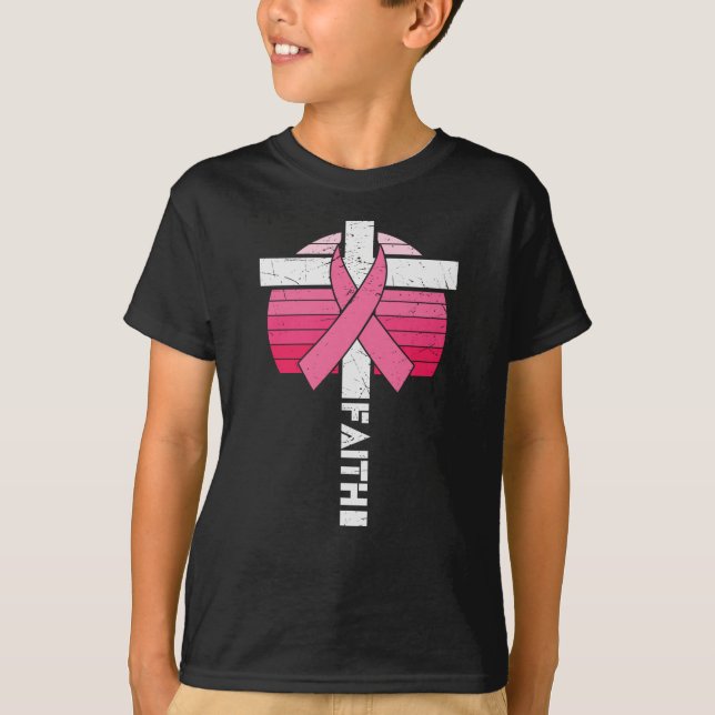 T-shirt Sensibilisation au cancer du sein Espoir Force chr (Devant)