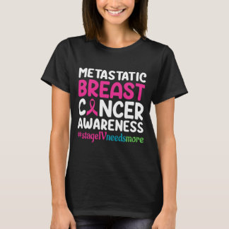 T-shirt Sensibilisation au cancer du sein métastatique 