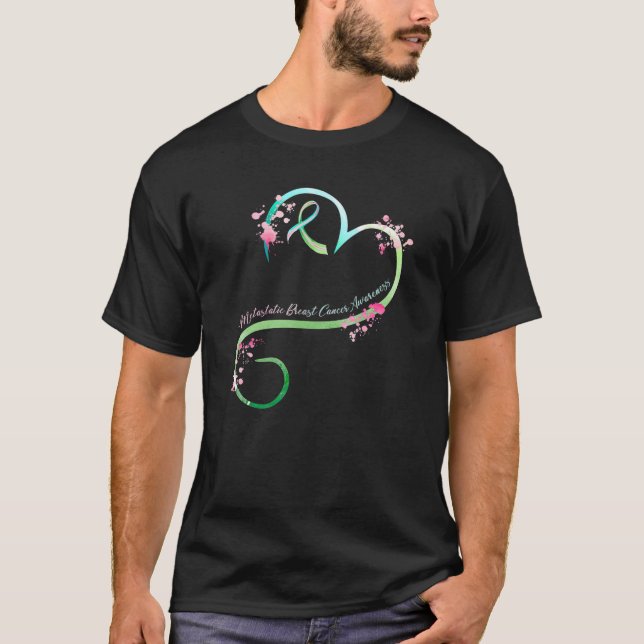 T-shirt Sensibilisation au cancer du sein métastatique Cad (Devant)
