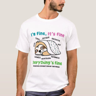 T-shirt Sensibilisation au cancer du sein métastatique Je